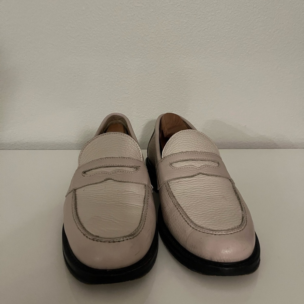Aime Leon Dore Men's Loafers in Light Pink and Cream - Picture 2 of 10